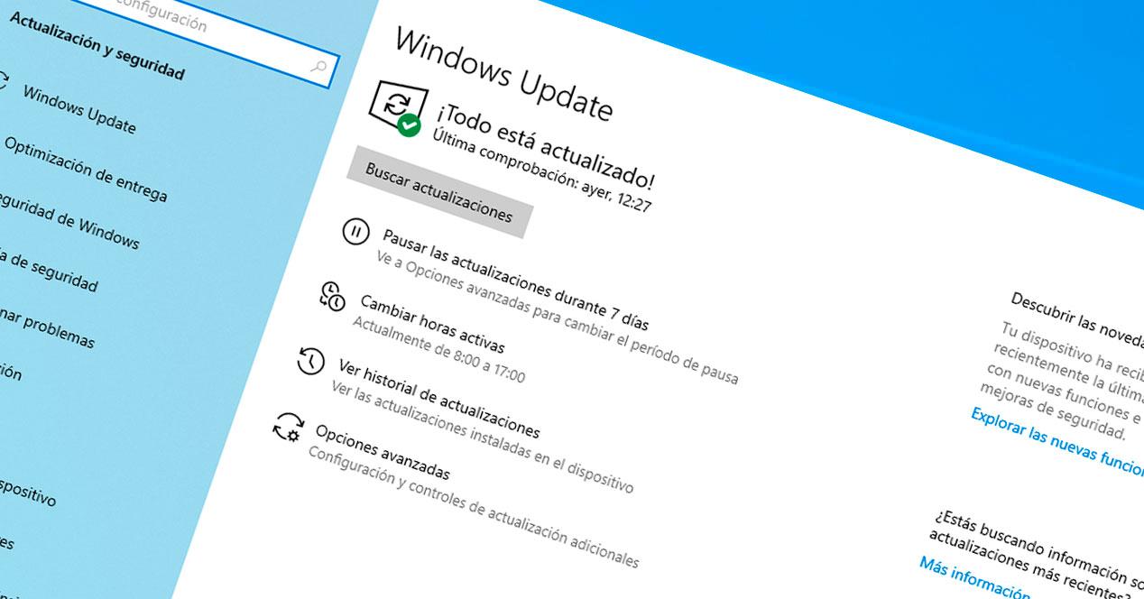 Windows Update PC actualizado