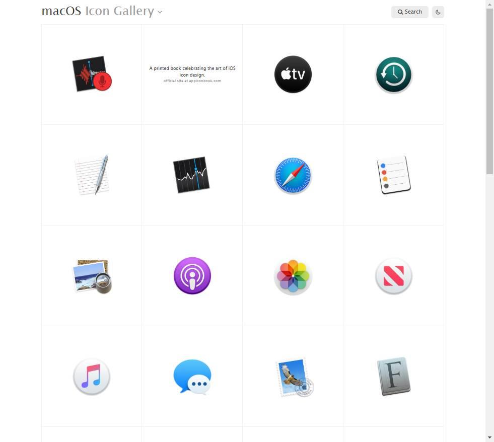 macOS Icon Gallery