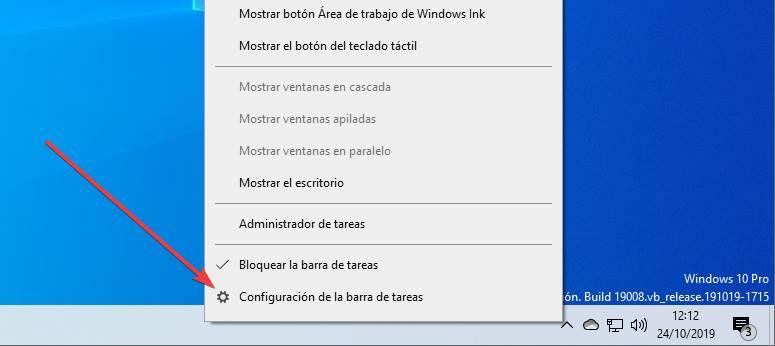 Exclusión Chapoteo Introducir Cómo cambiar de lado o mover la barra de tareas de Windows 10