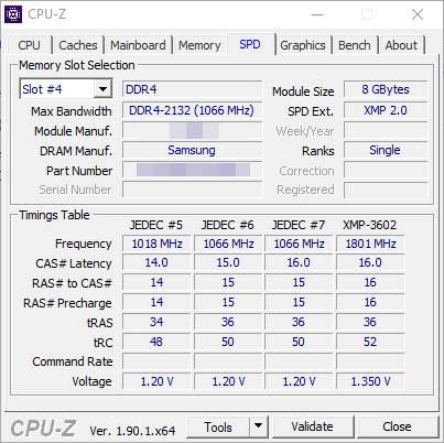 CPU-Z - Información sobre CPU - 5
