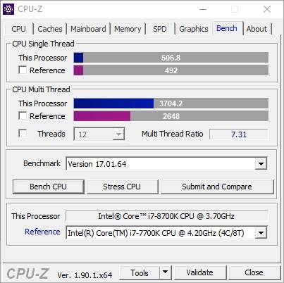 CPU-Z - Información sobre CPU - 7