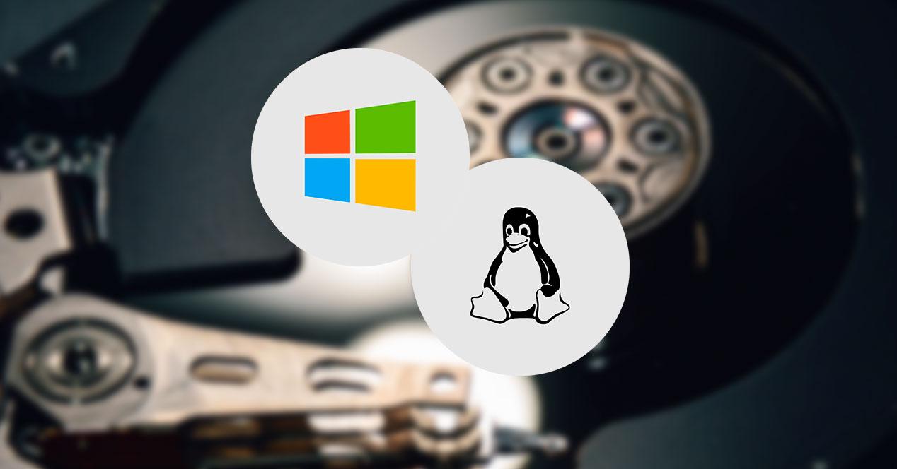 Disco duro Windows Linux