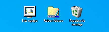 Iconos viejos en Windows 10