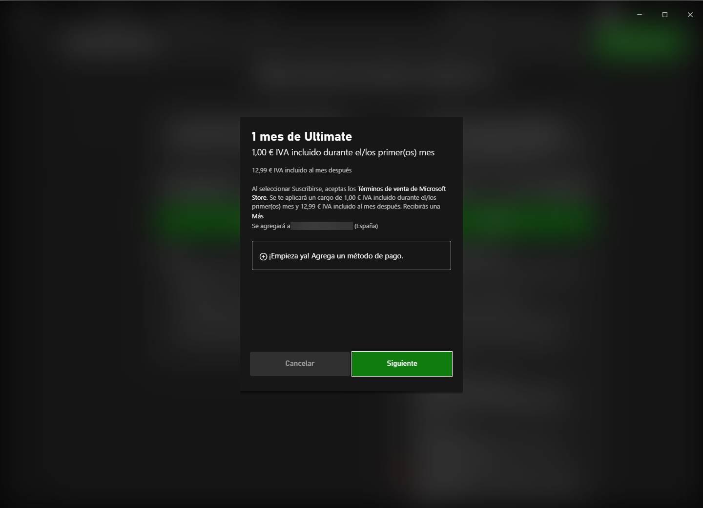 Pagar suscripción Xbox Game Pass Ultimate por 1 euro