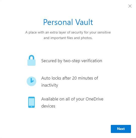 Personal Vault - Almacén personal OneDrive - 1