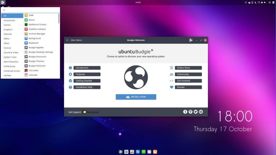 Ubuntu Budgie 19.10
