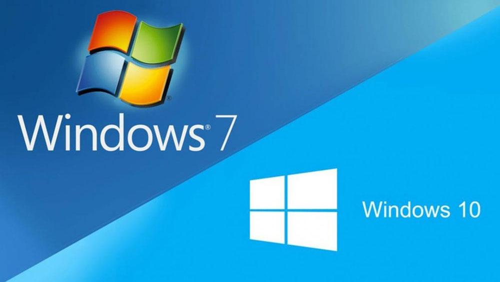Windows 7 Windows 10