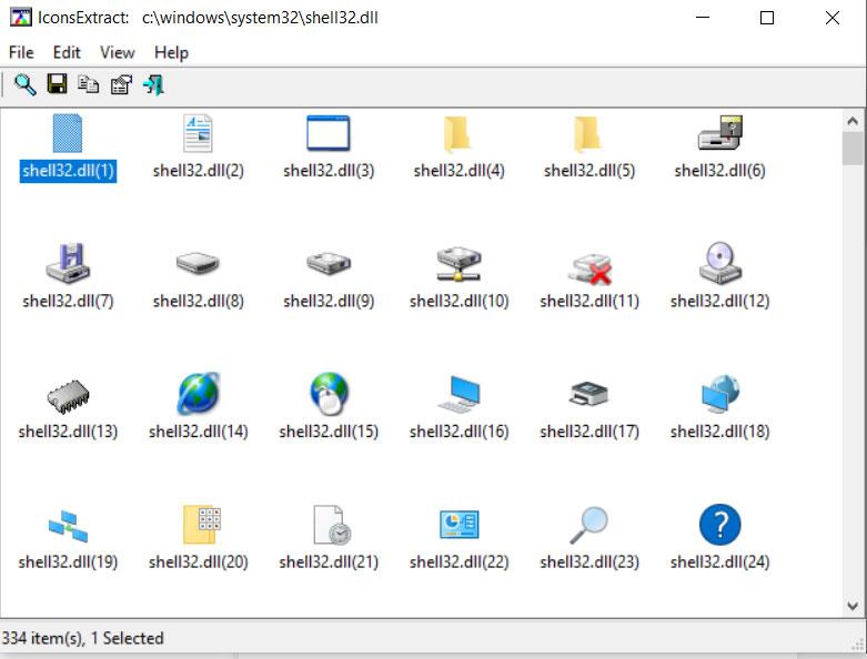 IconsExtract iconos Windows 10