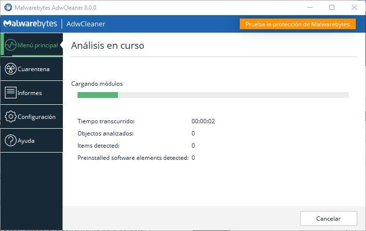 AdwCleaner - Buscar adware en PC