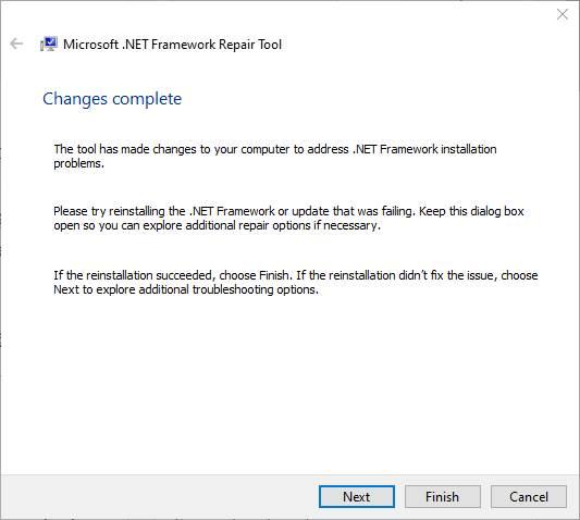 NET Framework Repair Tool - 4