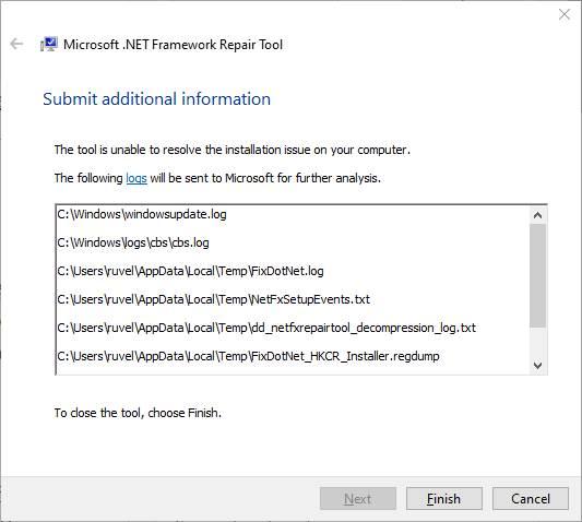 NET Framework Repair Tool - 5