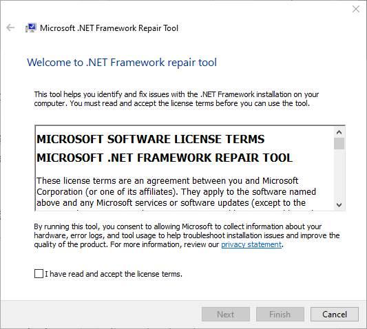 NET Framework Repair Tool