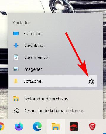Barra herramientas Windows 10