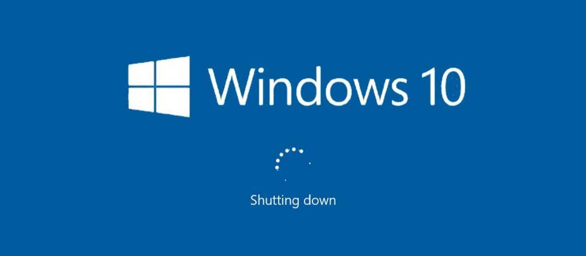 Apagado Windows 10