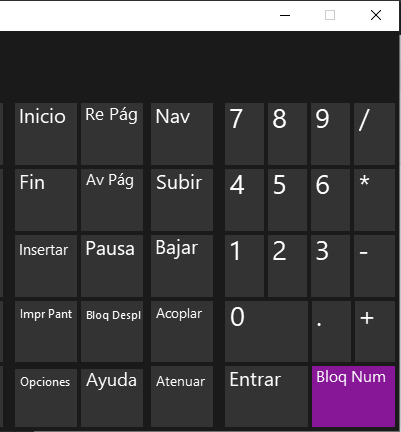 Tastatur auf Bildschirm 4