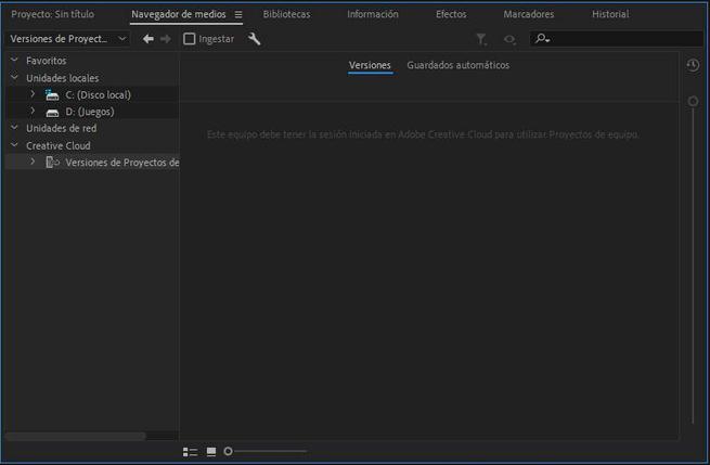 Adobe Premiere - tutorial importar clips a proyecto - 4