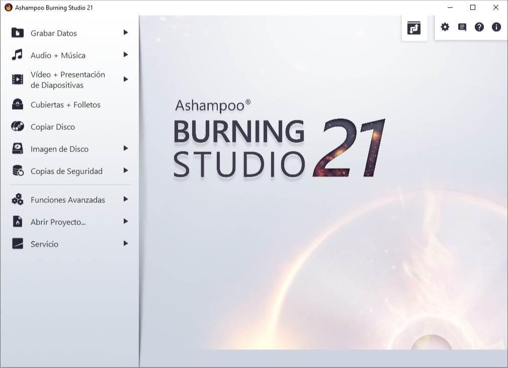 Ashampoo Burning Studio 21 - Novedades 2