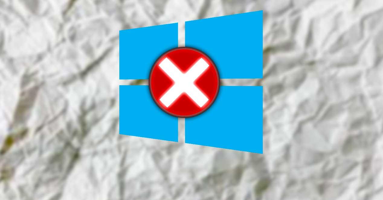 Error papelera Windows 10