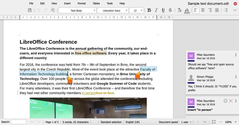 LibreOffice Online Writer