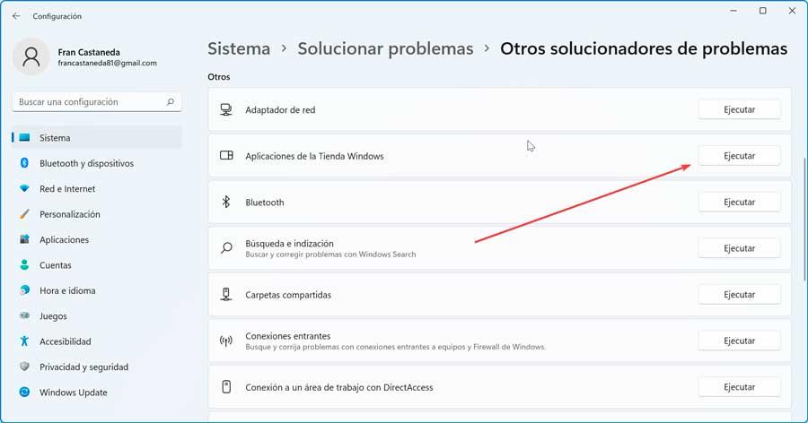 Solucionar problemas en la Tienda de Windows 11