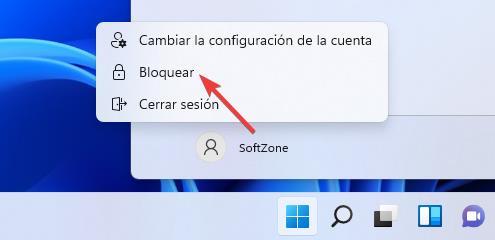 Bloquear sesión Windows 11