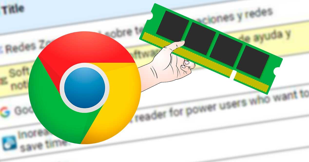Chrome memoria RAM suspender pestañas