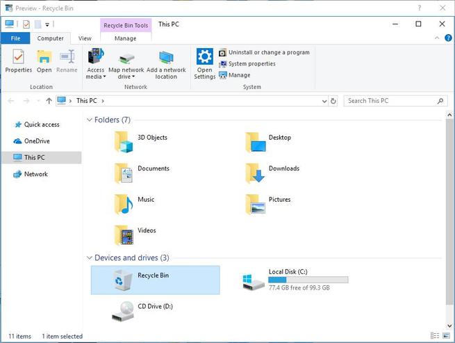 Hidden Windows 10 Features - Computer preview 1