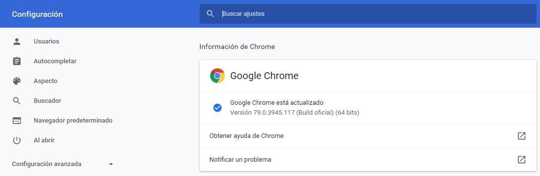 Info Chrome Windows 7