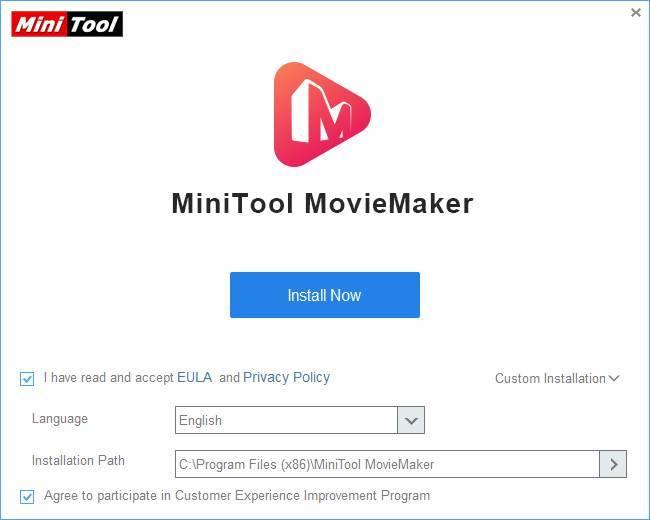 Instalar MiniTool MovieMaker