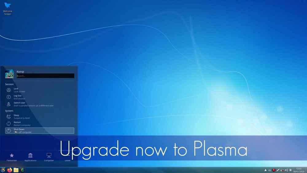 KDE Plasma - Concepto Windows 7 6