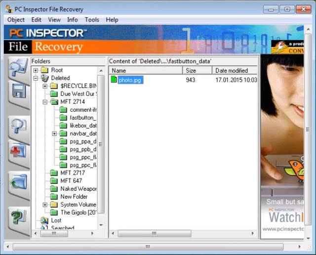 PC Inspector File Recovery