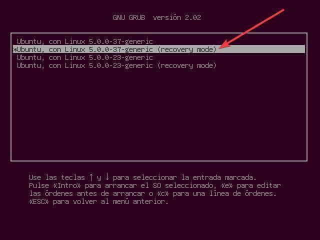 Recuperar contraseña administrador root Linux - 10