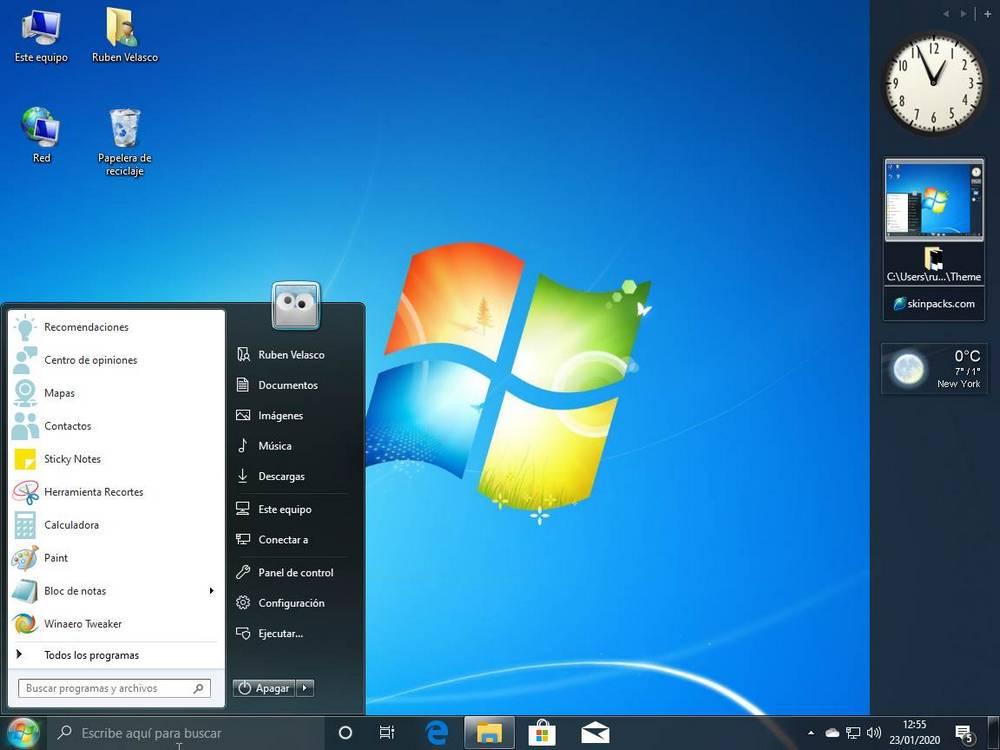 Tema Windows 7 para Windows 10 - 12