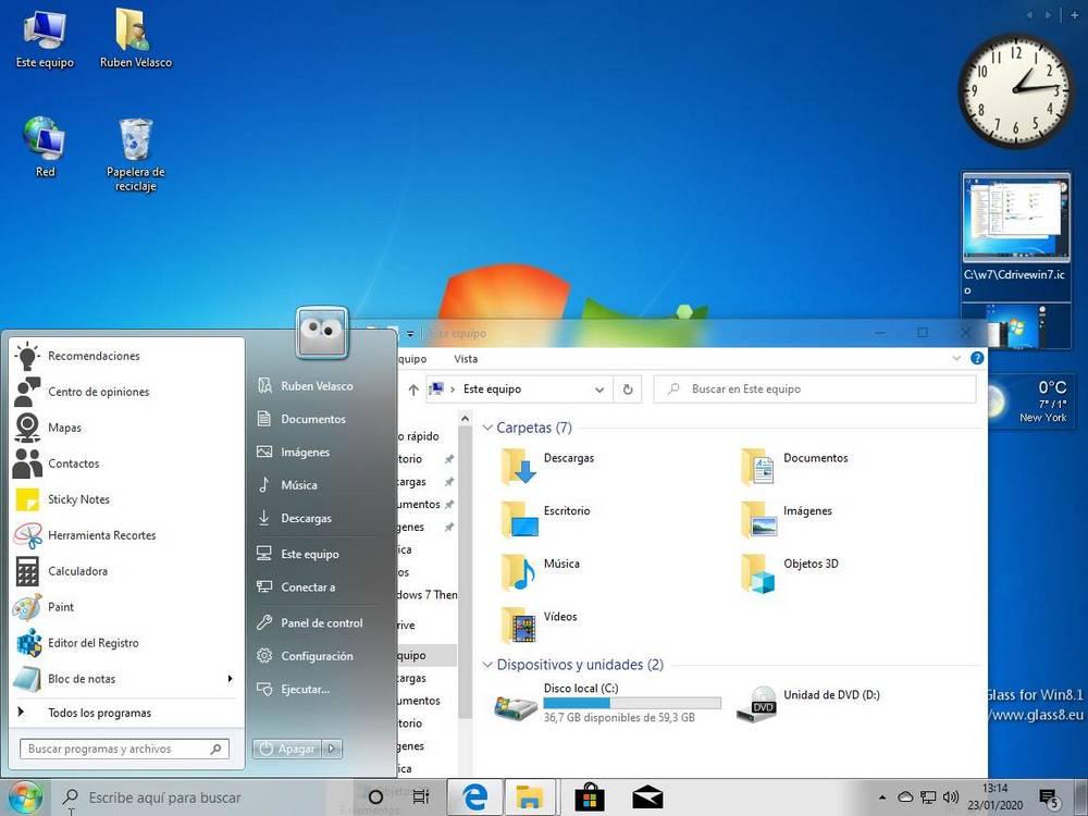 Tema Windows 7 para Windows 10 - 16