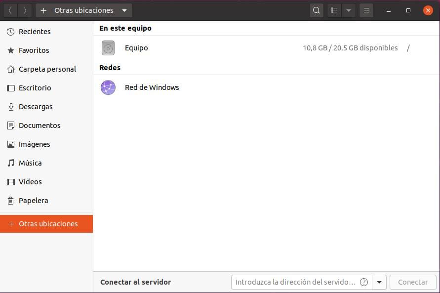 Ubuntu acceder a red Windows