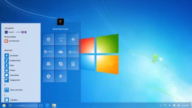 Windows 7 remastered - Concepto 2