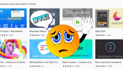 Adiós Chrome apps