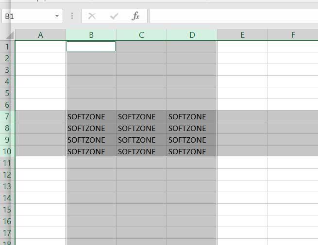 Seleccionar columnas Excel