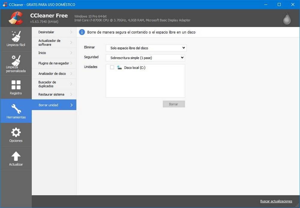 Programa Ccleaner CCleaner: programa para optimizar y limpiar Windows