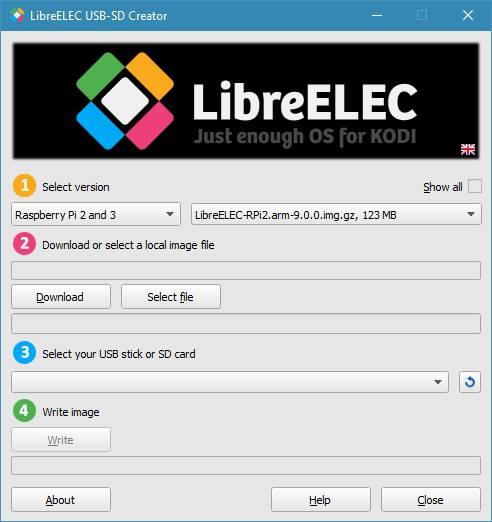 Crear USB LibreELEC