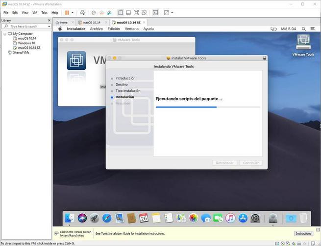 在VMware OS中安装VMware Tools-5