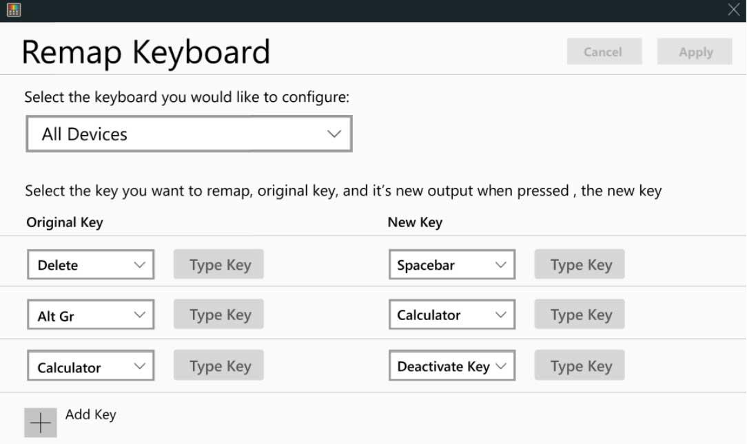 Keyboard Shortcut Manager powertoy