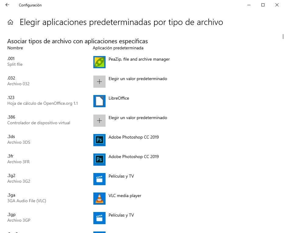 Integrar Terraplén colgante Lista de extensiones y tipos de archivos más comunes en Windows
