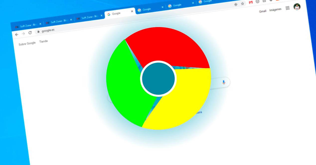 Pestañas Google Chrome en Windows