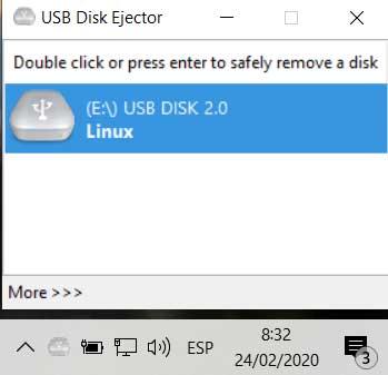 USB Disk Ejector interfaz