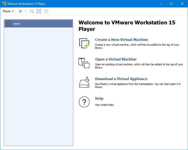 VMware Player 15