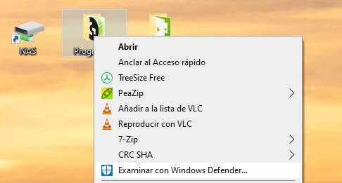 Windows Defender - Analizar bajo demanda