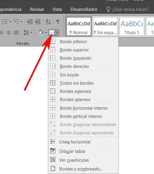 Abstracción Descomponer Apariencia Cómo insertar una línea horizontal o vertical en Microsoft Word