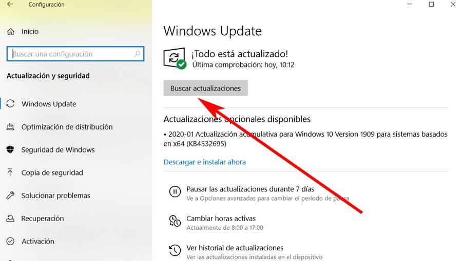 Windows Update conectividad limitada
