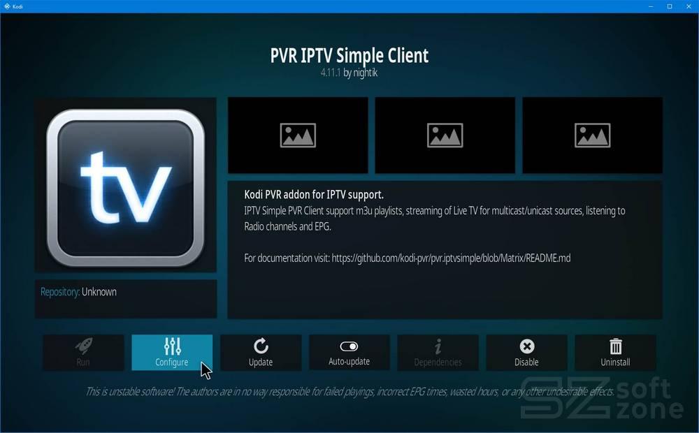 Configurar plugin IPTV Kodi
